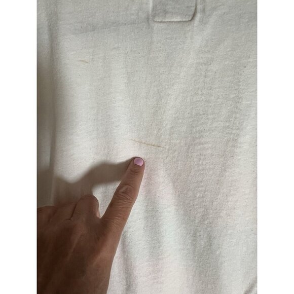 Vintage 90s Bye-Bye Cayman Islands neon graphic white tshirt single stitch XL - Picture 11 of 12